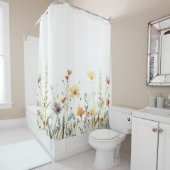 Rustikale Wildblume Duschvorhang (Beispiel)