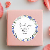 Rustikale Wildblume - farbenfrohe Hochzeit Vielen  Runder Aufkleber