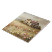 Rustikale Wildblume Fliese (Seite)