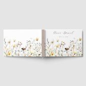 Rustikale Wildblume Gästebuch (Voll)