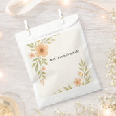 Rustikale Wildblume Gastgeschenk Hochzeit Bag Geschenktütchen (Ausgeschnitten)
