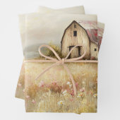 Rustikale Wildblume Geschenkpapier Set (Beispiel)