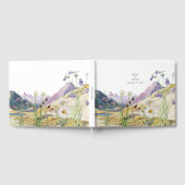 Rustikale Wildblume Hochzeit Gästebuch (Voll)
