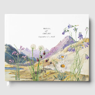 Rustikale Wildblume Hochzeit Gästebuch