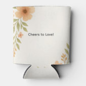 Rustikale Wildblume Hochzeit kann Coolers Dosenkühler (Vorderseite)