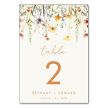 Rustikale Wildblume Hochzeit