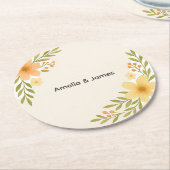 Rustikale Wildblume Hochzeiten Untersetzer (Angewinkelt)