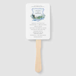 Rustikale Wildblume | Hochzeitsprogramm Fächer