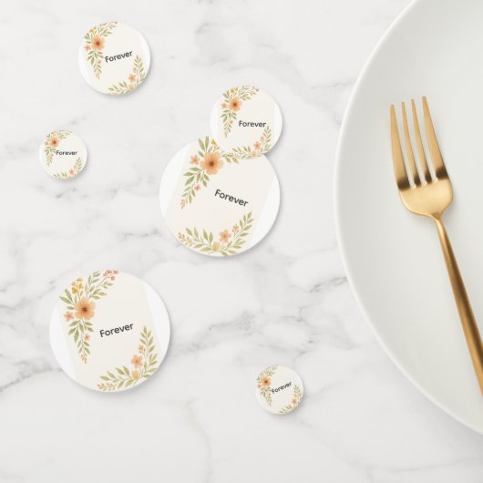 Rustikale Wildblume Hochzeitstisch Confetti Konfetti (Gruppe)