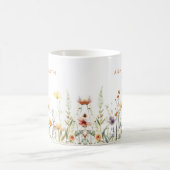 Rustikale Wildblume Kaffeetasse (Mittel)