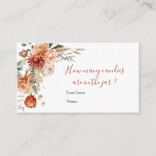 Rustikale Wildblume Kinderdusche wie viele Kanadie Begleitkarte