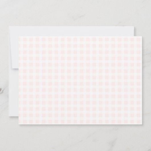 Rustikale Wildblume Mason Jar Picnic Brautparty Einladung (Rückseite)