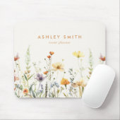 Rustikale Wildblume Mousepad (Mit Mouse)