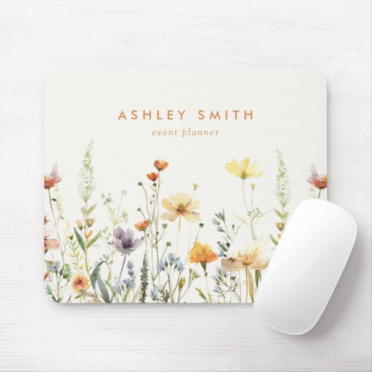 Rustikale Wildblume Mousepad (Mit Mouse)