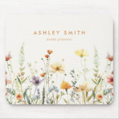 Rustikale Wildblume Mousepad (Vorne)