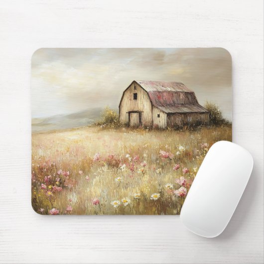 Rustikale Wildblume Mousepad (Mit Mouse)