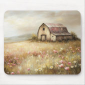 Rustikale Wildblume Mousepad (Vorne)