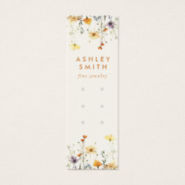 Rustikale Wildblume-Multifunktionsanzeigekarte