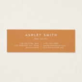 Rustikale Wildblume-Multifunktionsanzeigekarte (Rückseite)