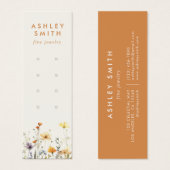 Rustikale Wildblume-Multifunktionsanzeigekarte (Vorne & Hinten)