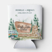 Rustikale Wildblume | Nationalpark Wedding Dosenkühler (Rückseite)