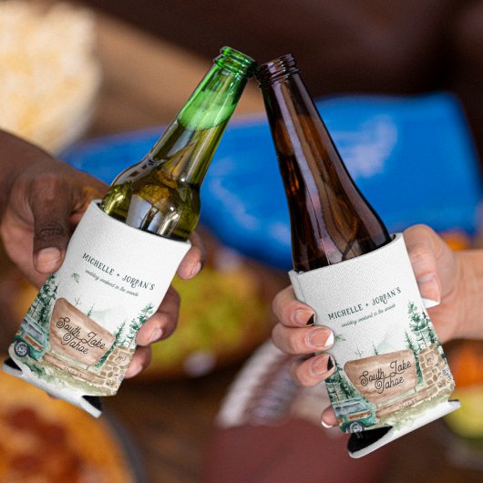 Rustikale Wildblume | Nationalpark Wedding Dosenkühler