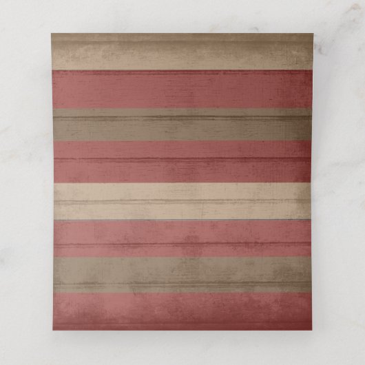 Rustikale Wildblume | Platzkarten (Innenseite Aufgefaltet)