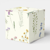 Rustikale Wildblume Salbei-Babydusche Geschenkschachtel (Rückseite)