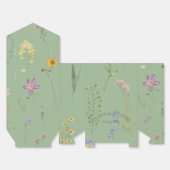 Rustikale Wildblume Salbei-Babydusche Geschenkschachtel (Ungefaltet)