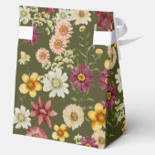 Rustikale Wildblume Salbei-Babydusche Geschenkschachtel (Rückseite)