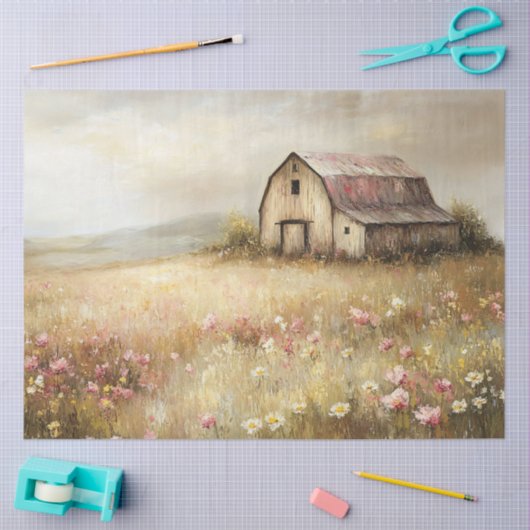 Rustikale Wildblume Seidenpapier (Basteln)