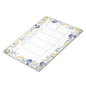 Rustikale Wildblume Tearawy Weekly Planner Notizblock (angewinkelt)