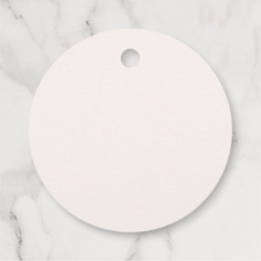 Rustikale Wildblume Terracotta Boho Wedding Geschenkanhänger (Rückseite)