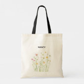 Rustikale Wildblume Tote Tasche (Rückseite)