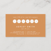 Rustikale Wildblume Treuekarte (Rückseite)