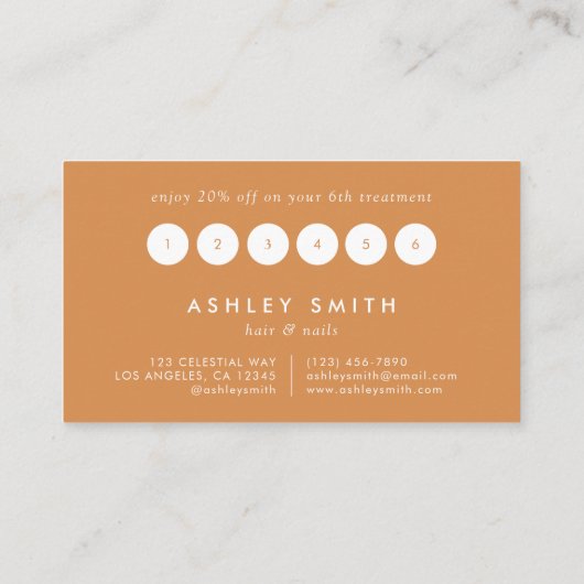 Rustikale Wildblume Treuekarte (Rückseite)