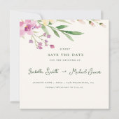 Rustikale Wildblumen Blumenhochzeit retten das Dat Save The Date (Vorderseite)