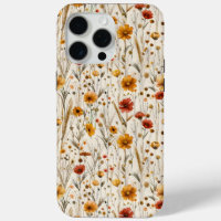 Rustikale Wildblumen - Boho Fall Floral Muster