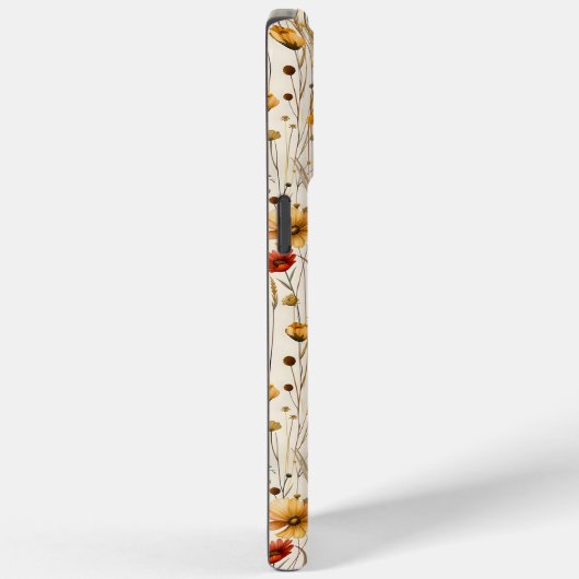 Rustikale Wildblumen - Boho Fall Floral Muster Case-Mate iPhone Hülle (Rückseite / Rechts)