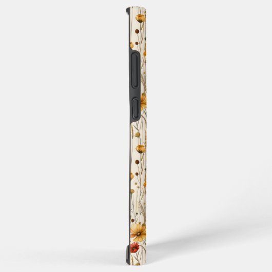 Rustikale Wildblumen - Boho Fall Floral Muster Samsung Galaxy Hülle (Rechte Seite)