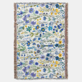 Rustikale Wildblumen Decke (Vorderseite Vertikal)