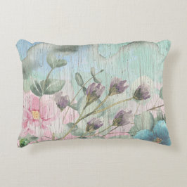 Rustikale Wildblumen Dekokissen