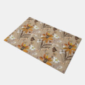 Rustikale Wildblumen Fußmatte (Schrägansicht)