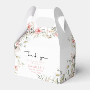 Rustikale Wildblumen Geschenkschachtel