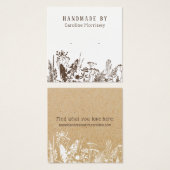 Rustikale Wildblumen Gestohlene Anzeigetafel (Vorne & Hinten)