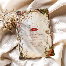 Rustikale Wildblumen Graduierungspartei