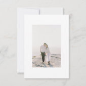 Rustikale Wildblumen Hochzeit von RSVP Karte (Rückseite)