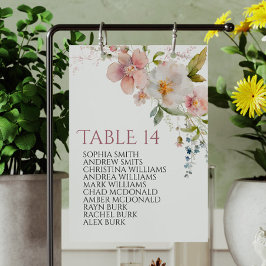 Rustikale Wildblumen Hochzeitskarten Einladung