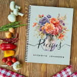 Rustikale Wildblumen Mason Jar Rezepte Notizblock<br><div class="desc">Organisieren Sie Ihre kulinarischen Kreationen mit unserem Rustic Watercolor Wildblumen Mason Jar Rezepte Notebook! Dieses charmante Notizbuch verfügt über einen schönen Floral Watercolor Mason Jar gefüllt mit farbenfrohen Wildblumen. Das Glas ist elegant mit dem Wort "Rezepte" in schwarzer Schriftzeichen verziert. Fügen Sie unter dem Glas einen persönlichen Touch hinzu, indem...</div>