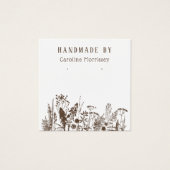 Rustikale Wildblumen mit Grafikkarte (Vorderseite)